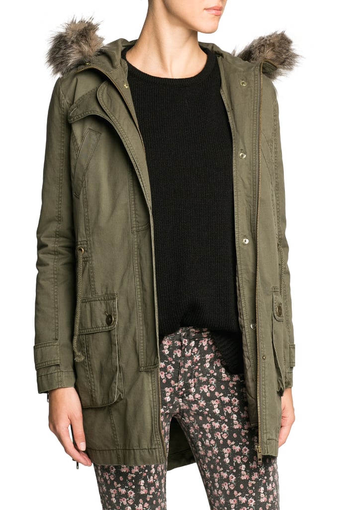 Mango Rhinestone Flag Parka ($90, originally $190)