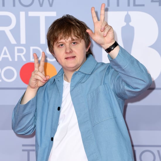 Lewis Capaldi Posing on the 2020 BRIT Awards Red Carpet