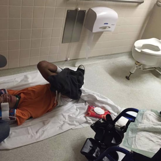 Mom Changing Disabled Son in Public Bathrooms
