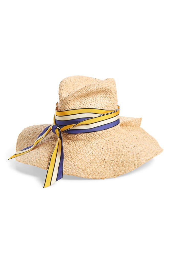 Lola Hats First Aid Striped Band Straw Hat