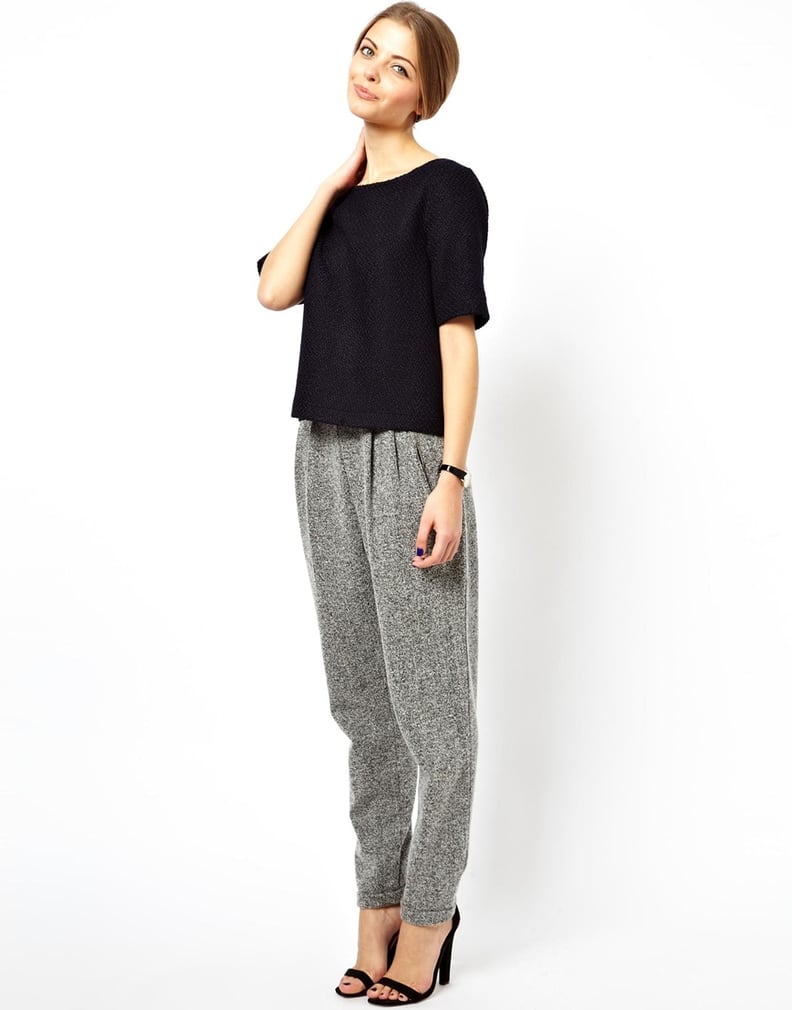 ASOS Textured Peg Pants