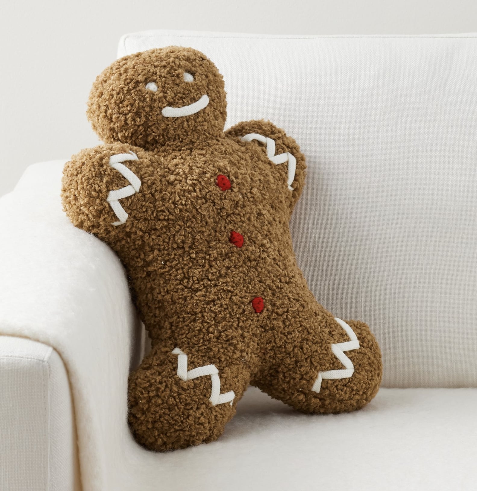 Shop Pottery Barn's New Gingerbread Holiday Pillows POPSUGAR Home