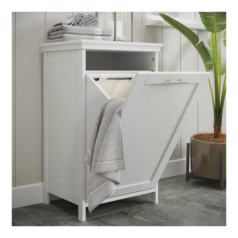 A Laundry Hamper With Storage: RiverRidge Home Somerset Tilt-Out Laundry Hamper