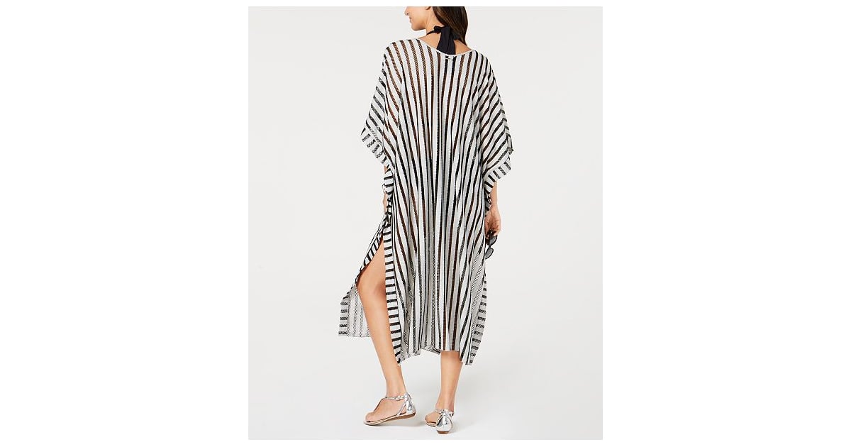 Calvin Klein Striped Maxi Caftan Cover-Up | 15 Beach Cover-Ups and Kaftans  That Are Perfect For Summer | POPSUGAR Family Photo 11