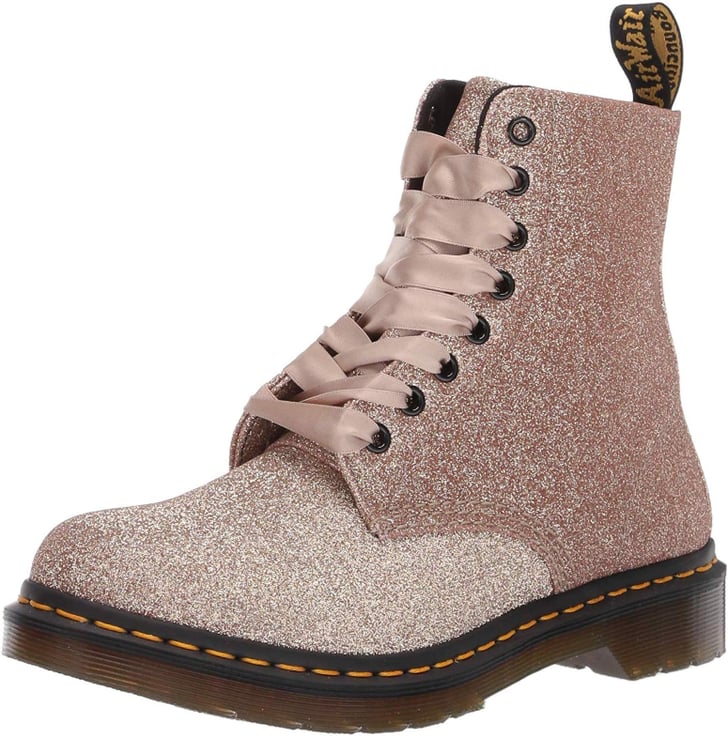 dr martens sandals glitter