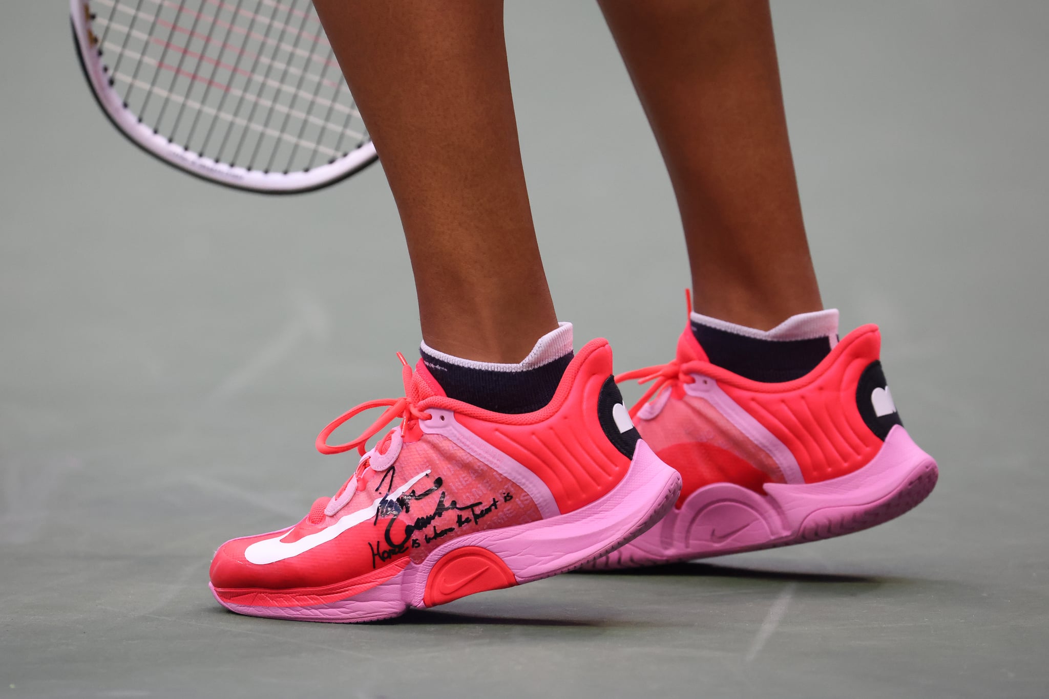 Naomi Osaka Nike Japan Sneakers Impress Fans at Australia Match