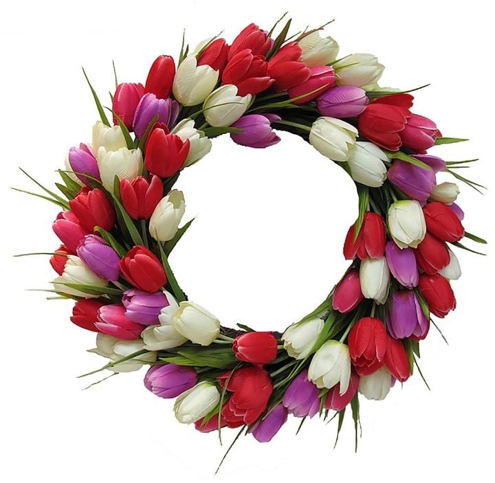 Tulip Wreath ($80)