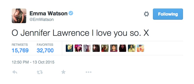 Emma Watson's Response to Jennifer Lawrence's Wage Essay