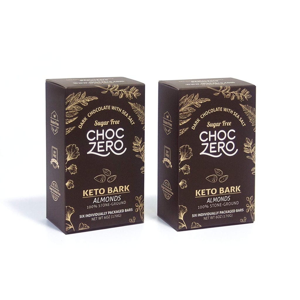 Choczeros Keto Bark — Dark Chocolate Almonds With Sea Salt Keto Stocking Stuffers Popsugar
