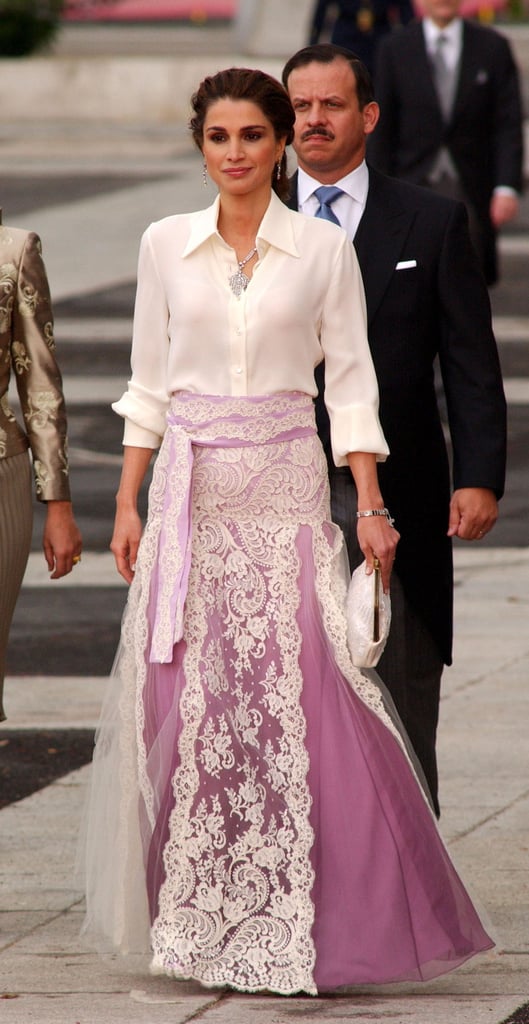 Image of the royal wedding queen rania