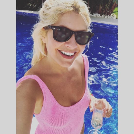 Holly Willoughby's Pink Swimsuit