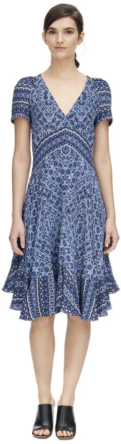 Rebecca Taylor Short Sleeve Tangier Paisley Dress ($450)