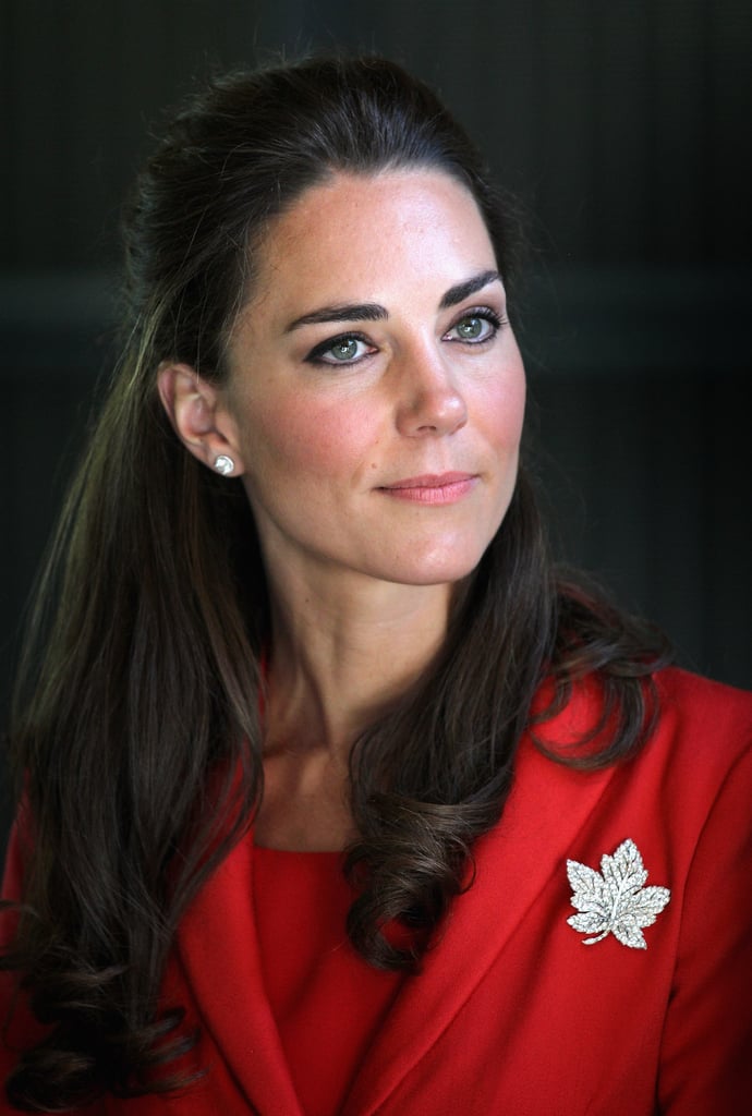 Diamond Maple Leaf Brooch | Jewels Kate Middleton Borrows From the ...