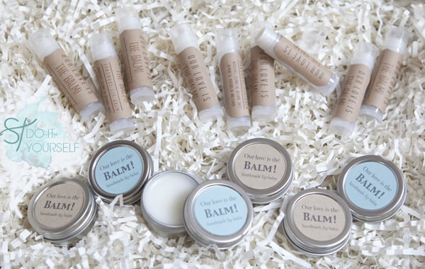 Lip Balm Wedding Favors