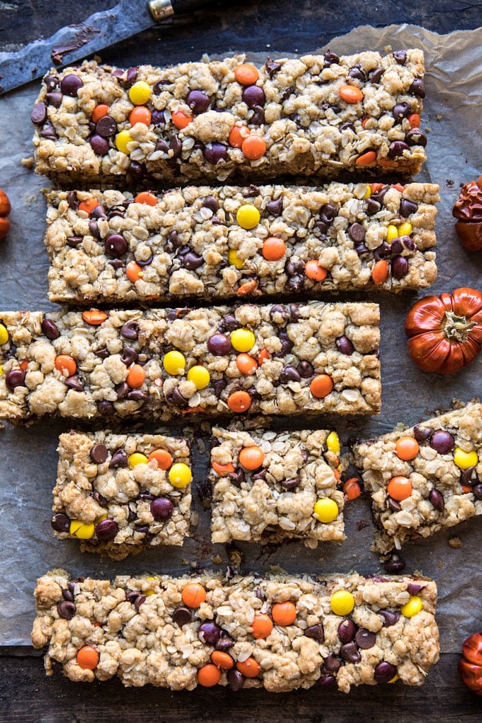 Monster Oatmeal Chocolate Chip Cookie Bars