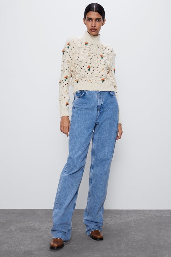 Zara Floral Knit Sweater | Taylor Swift's Floral Free People Sweater ...