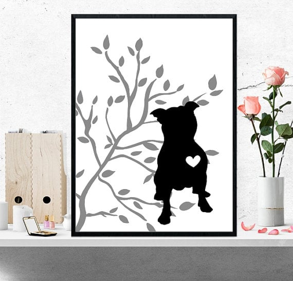 Pit Bull Art Print ($10 and up)