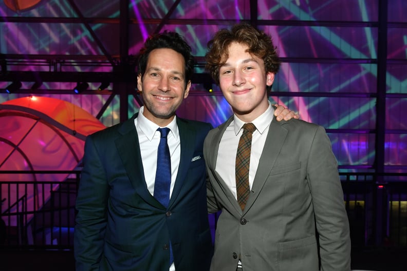 MIAMI, FLORIDA - FEBRUARY 01: (L-R) Paul Rudd and Jack Sullivan Rudd attend AT&T TV Super Saturday Night at Meridian at Island Gardens on February 01, 2020 in Miami, Florida. (Photo by Mike Coppola/Getty Images for AT&T)