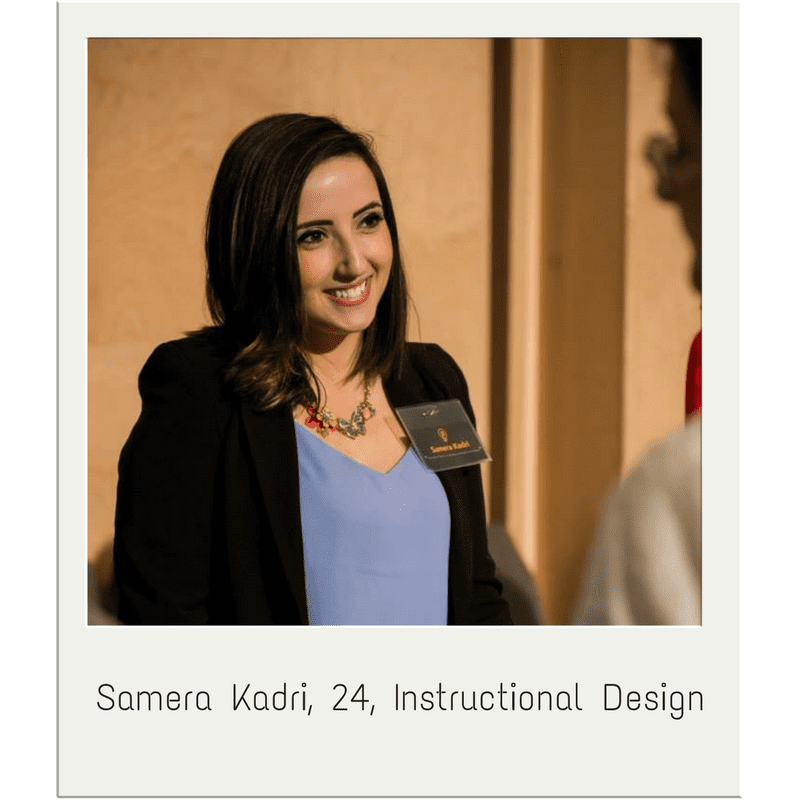 Samera Kadri, 24, Instructional Design