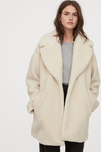 Short pile coat h&m cheap