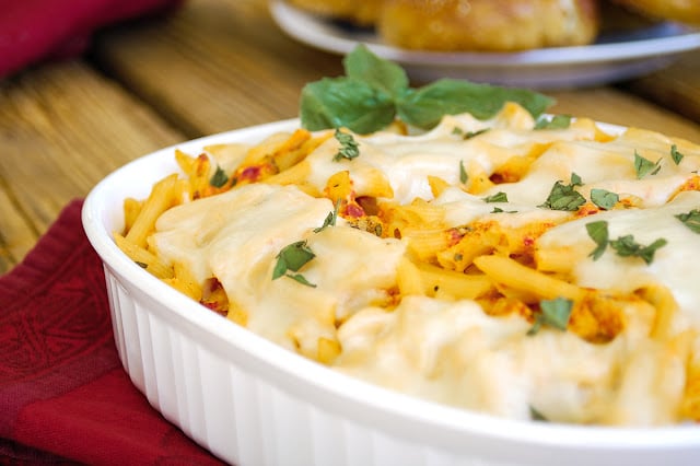 Thirty-Minute Cheesy Chicken Pasta Bake