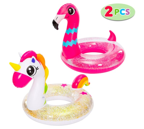 unicorn flamingo float