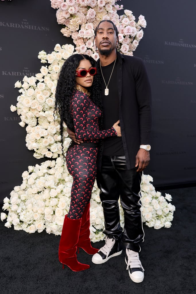 Teyana Taylor and Iman Shumpert at "The Kardashians" Hulu Premiere