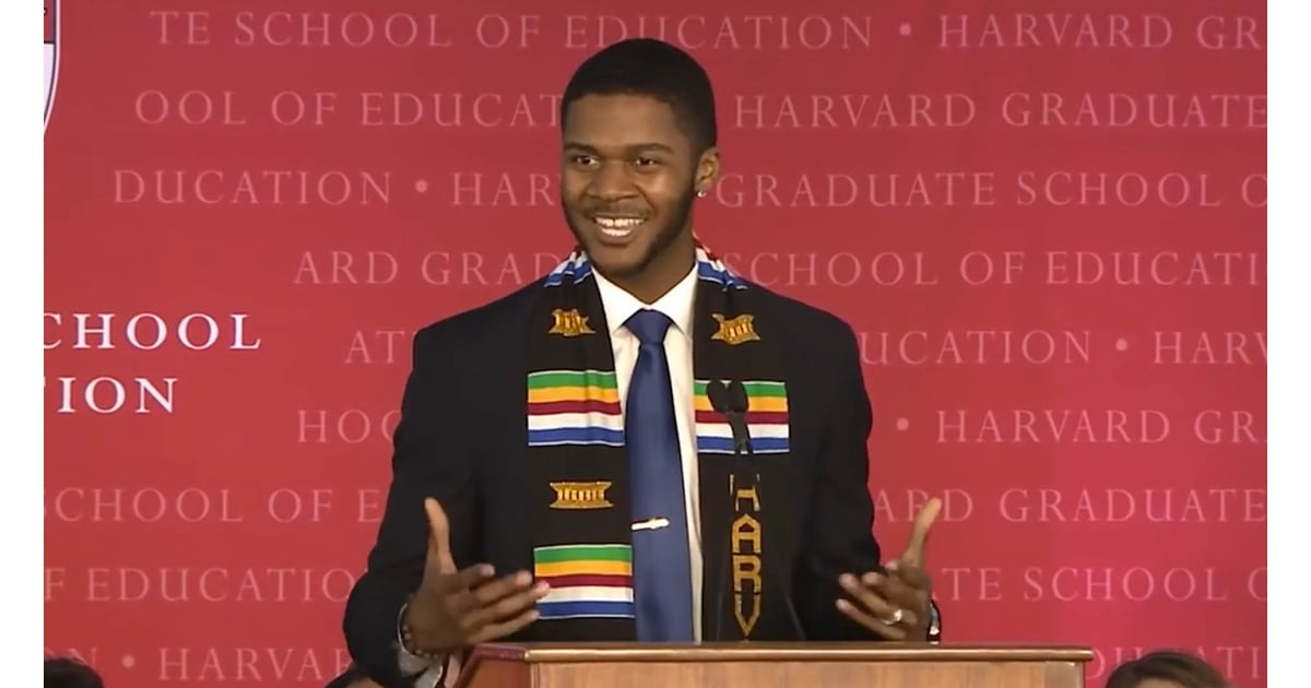 Harvard Grad Commencement Speech Video POPSUGAR News
