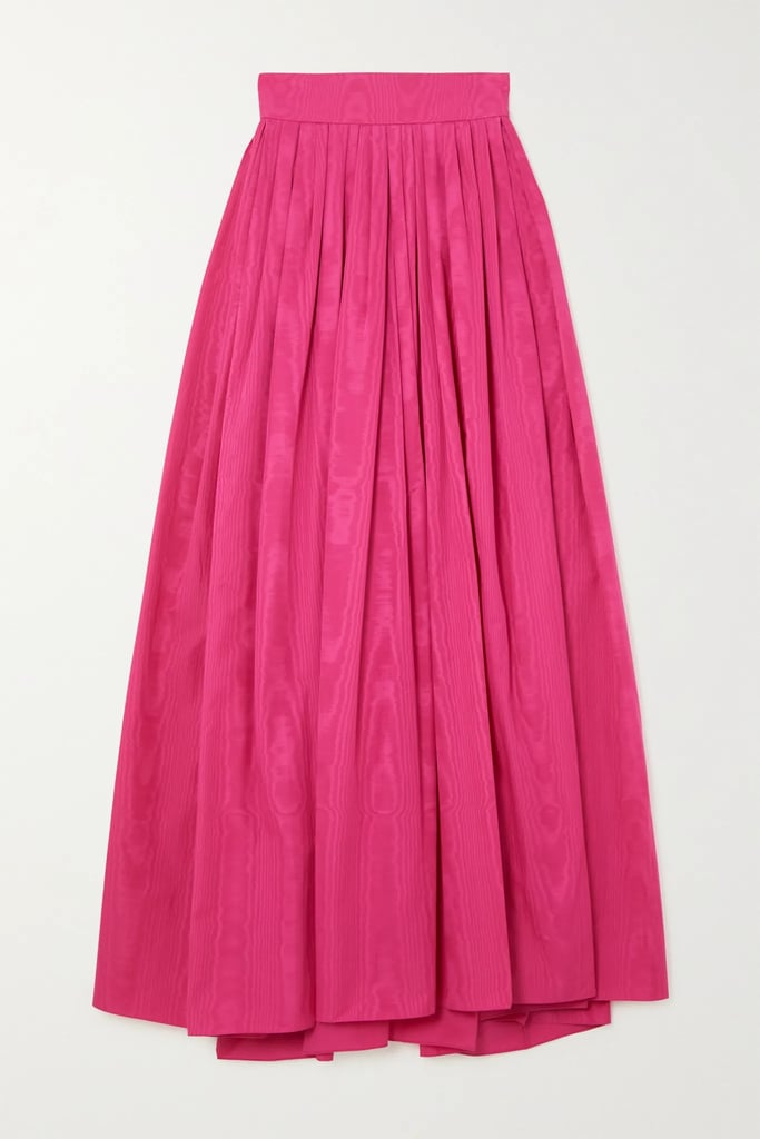 Carolina Herrera Ball Pleated Moire Maxi Skirt ($2,690)