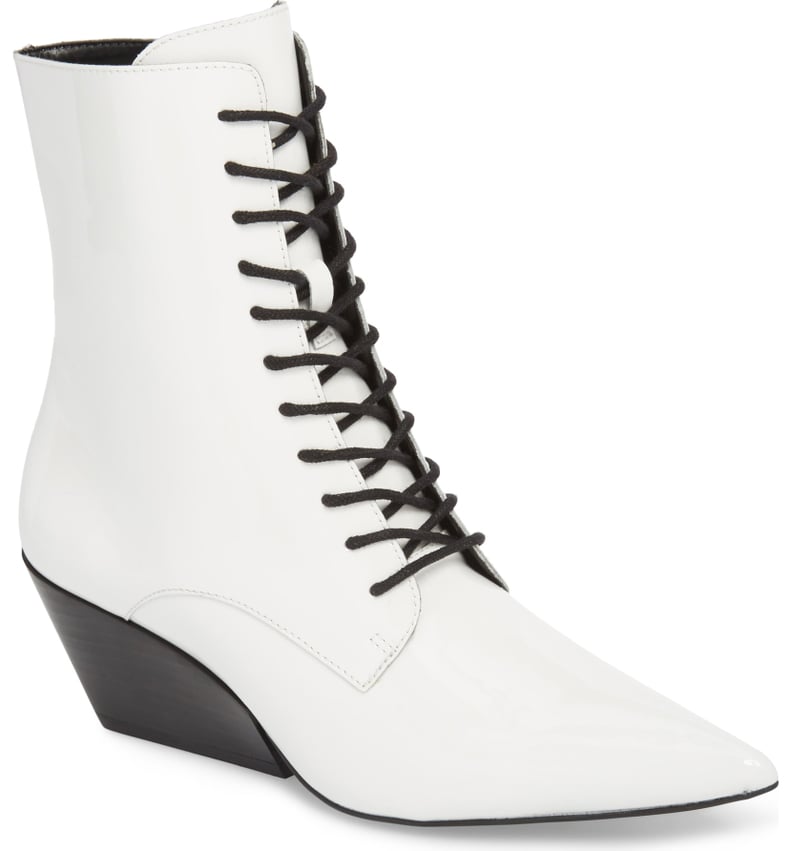 Calvin Klein Jeans Faith Pointy Toe Laced Bootie