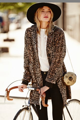 Free People Channeling Leopard Coat ($298)