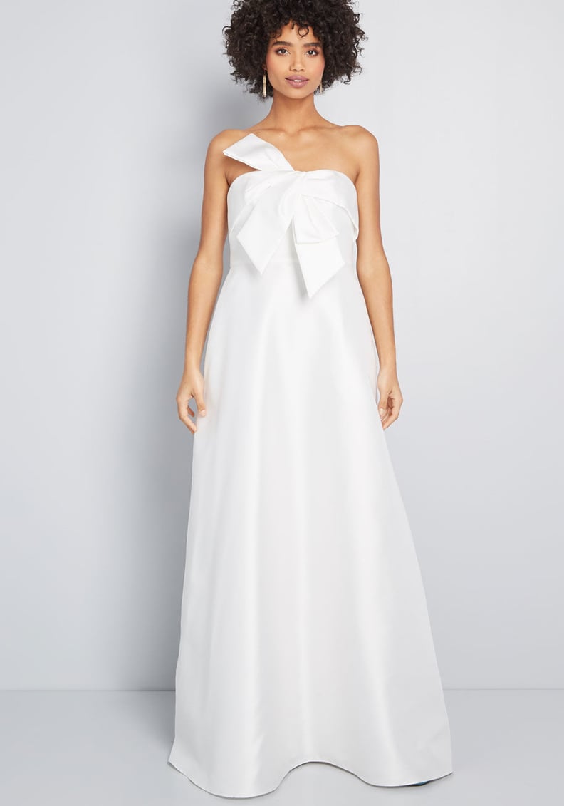 Aisle Impression Strapless Maxi Dress