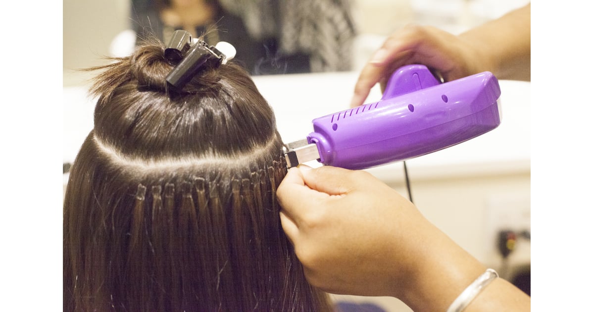 Ultrasonic gun Keratin Hair Extensions Review POPSUGAR Beauty Photo 10