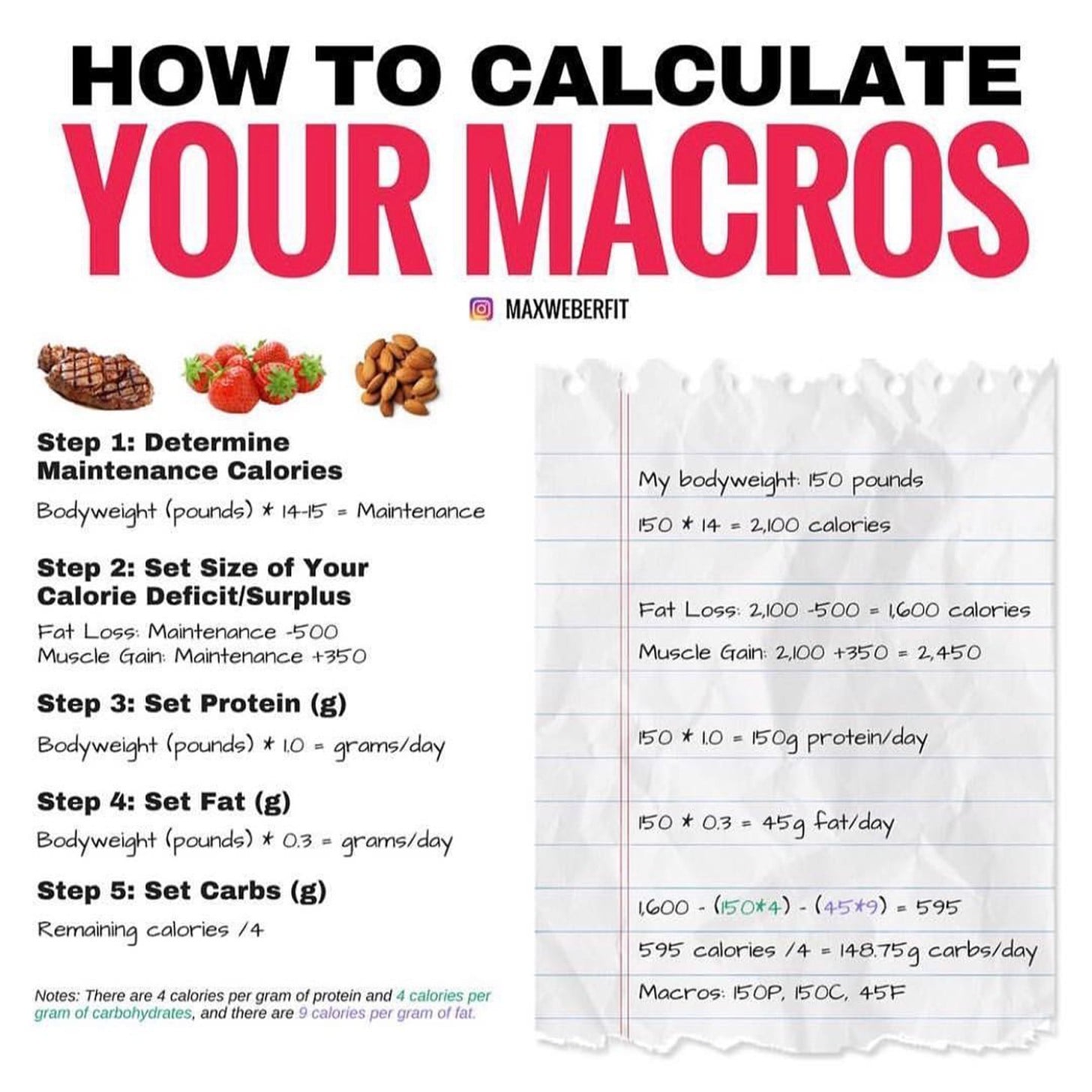 macro calculator for muscle gain