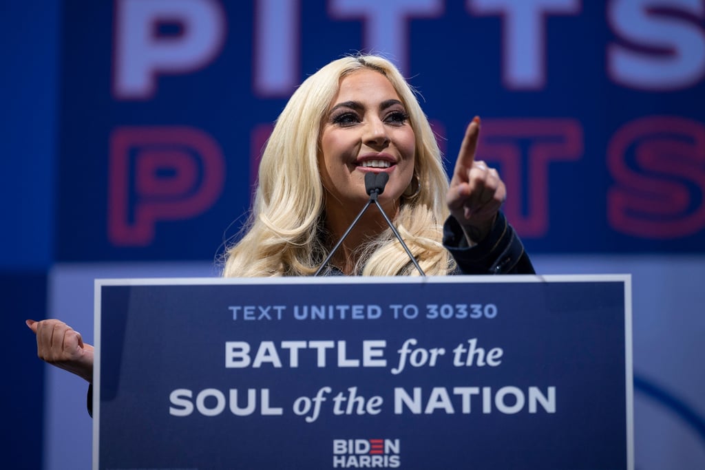 Lady Gaga at the Biden-Harris Election Night Rally 2020