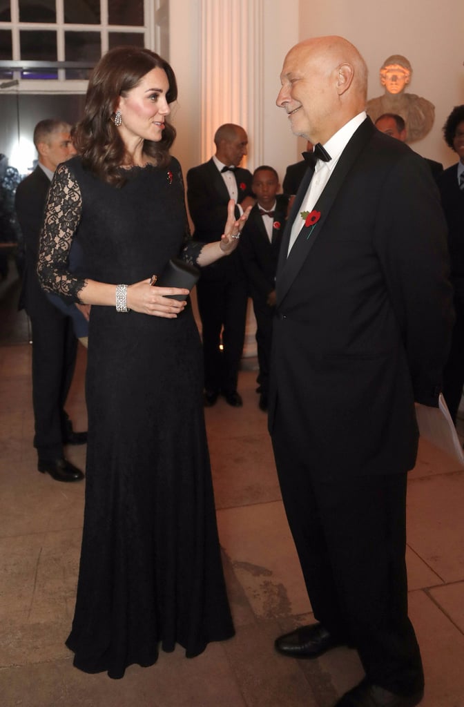Kate Middleton's Black Lace Diane von Furstenberg Dress