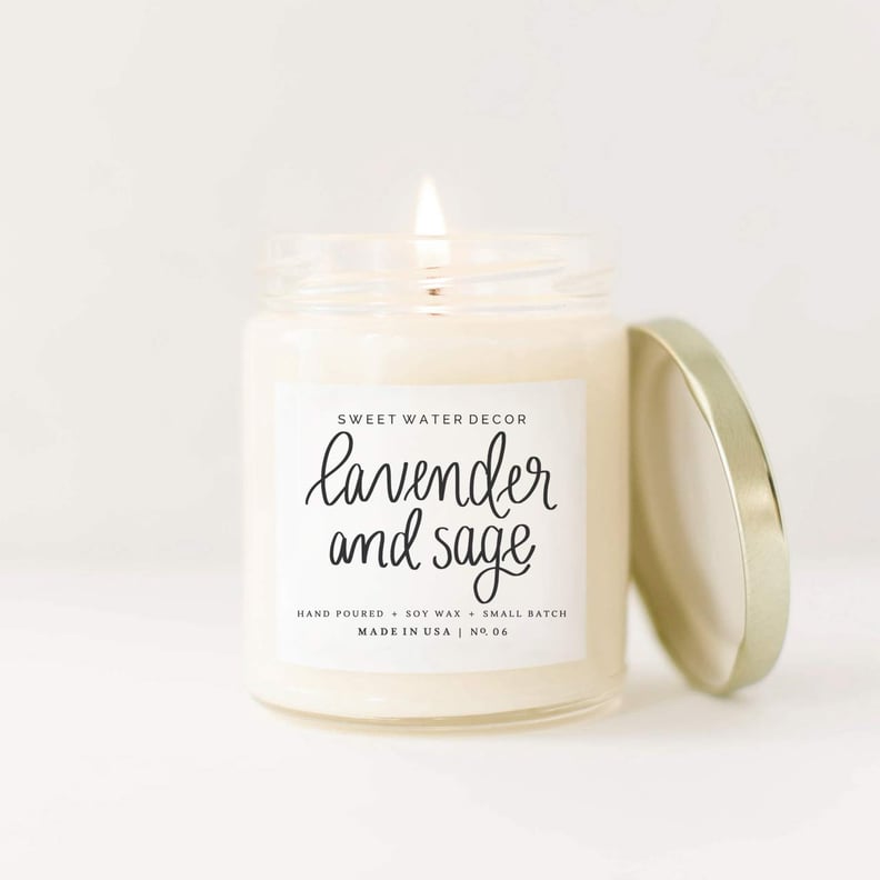 Lavender and Sage Natural Soy Wax Candle