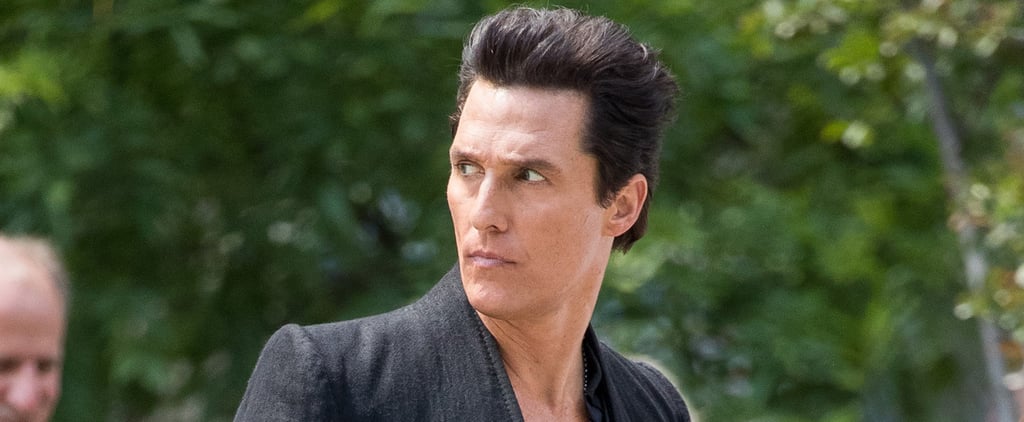 Matthew McConaughey on the Set of Dark Tower Pictures