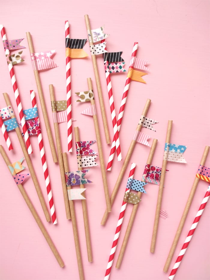 So for your next event, add a little washi cuteness with these straws! They're so adorable, they'll (almost!) make up for the mouthful of sogginess that paper straws usually end up as. Ah well, anything for cuteness, right?