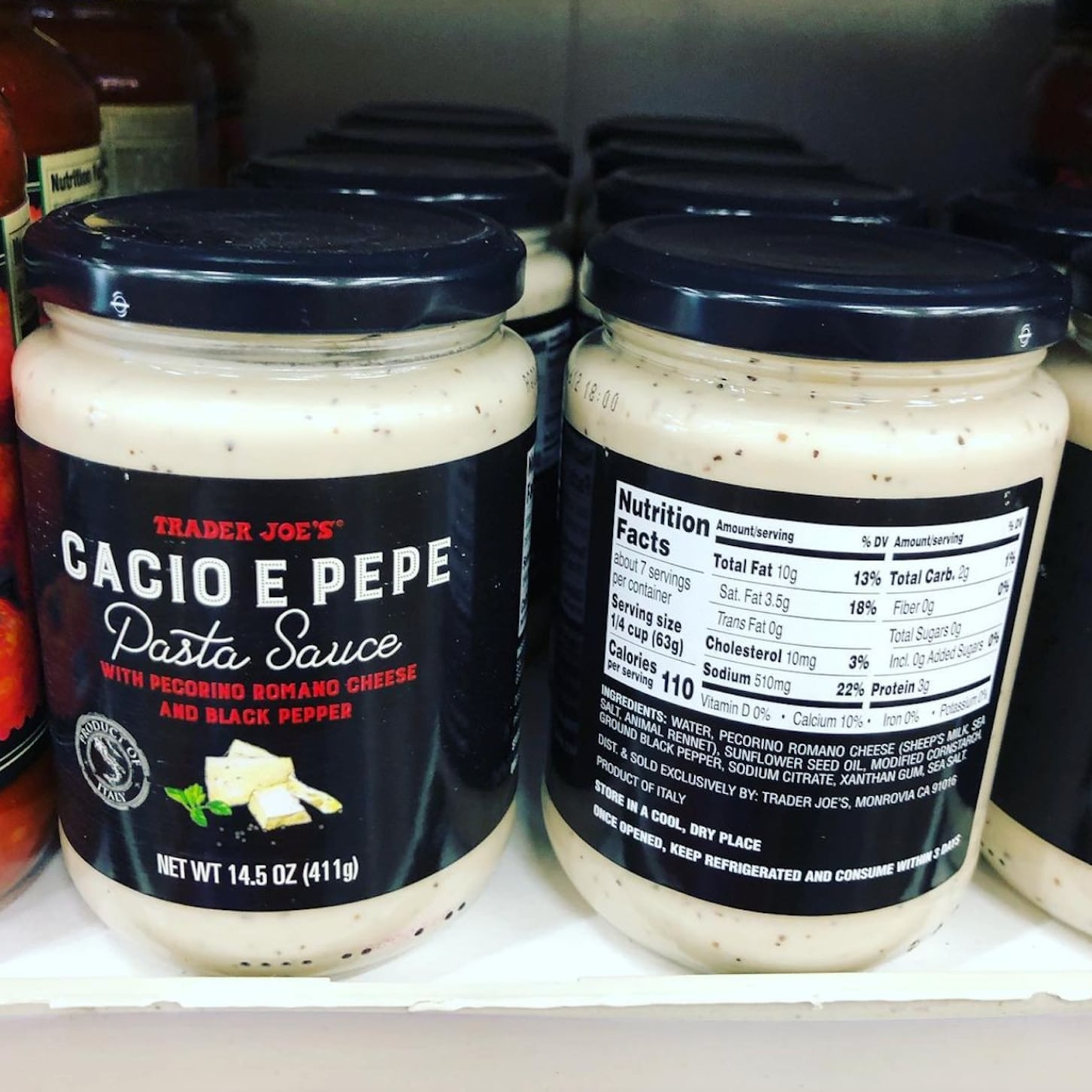 Trader Joe's Is Now Selling Cacio e Pepe Pasta Sauce ...