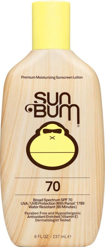 Suunscreen For Face and Body: Sun Bum Sunscreen Lotion SPF 70