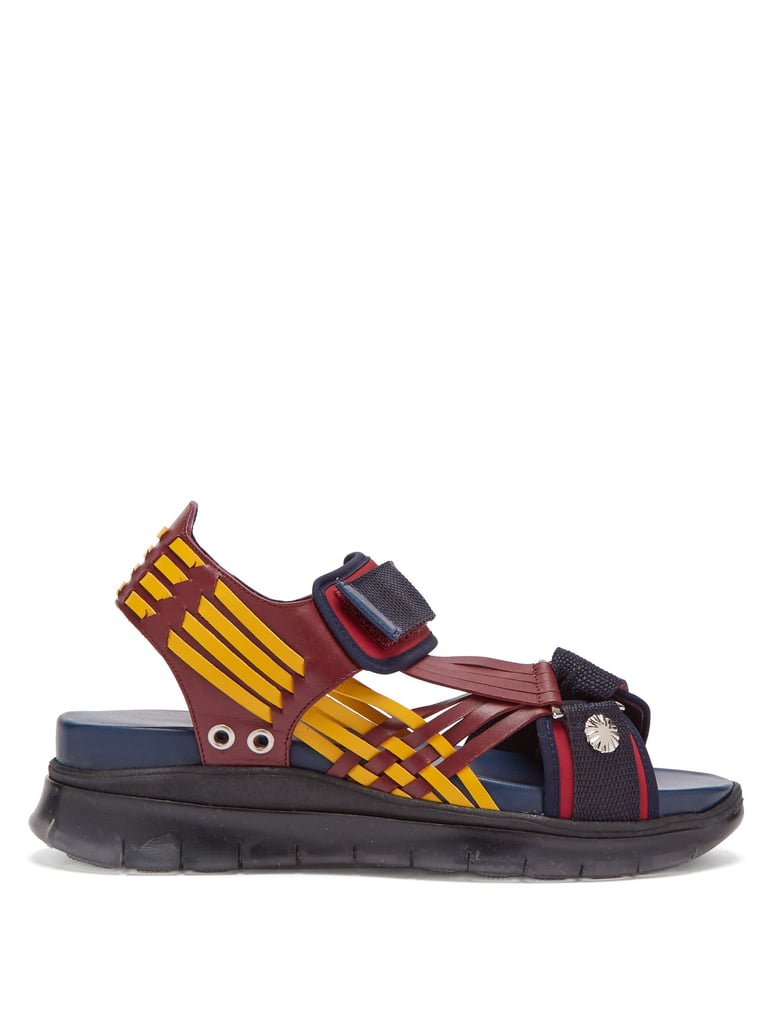 Toga Tri-Colour Nylon Strap Sandals