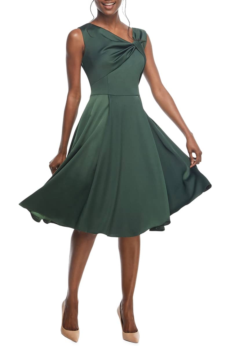 nordstrom satin dress