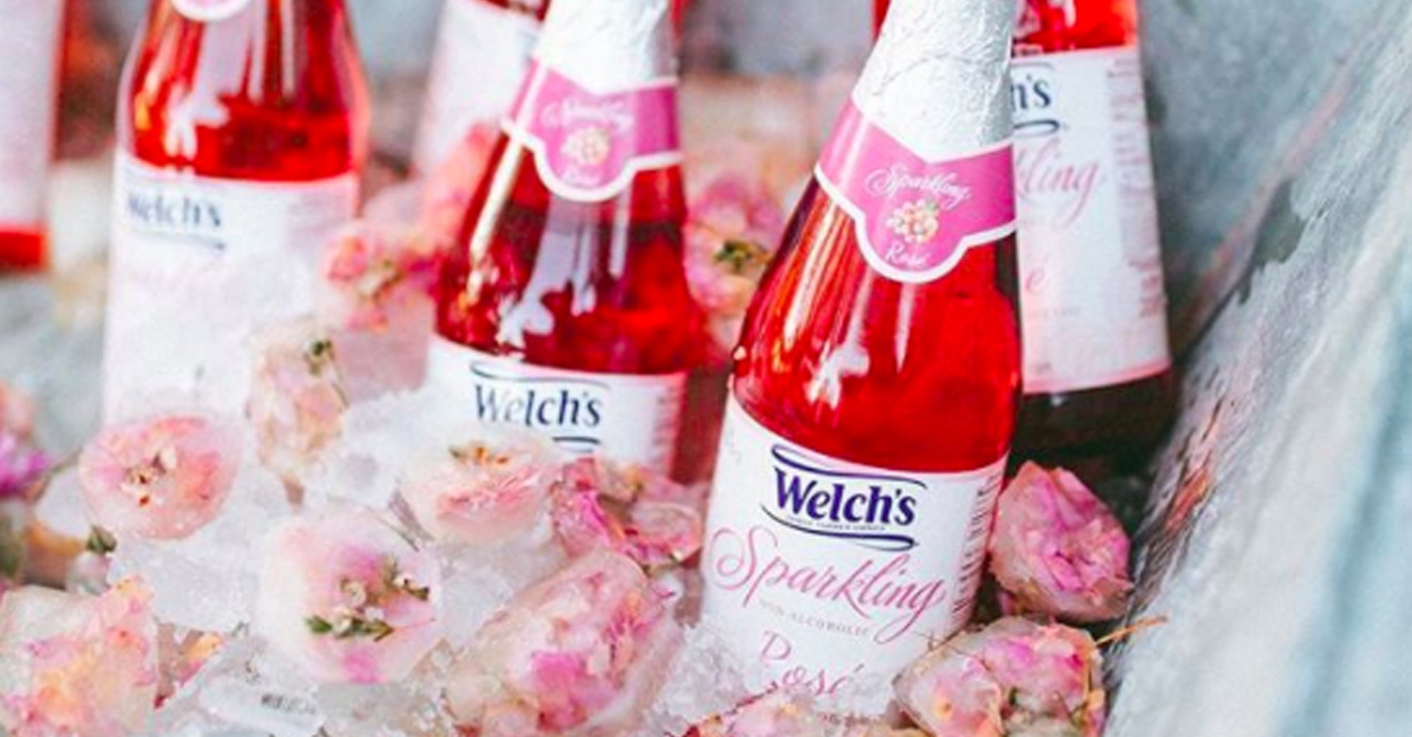 Welch's Sparkling Rosé Grape Juice POPSUGAR Family