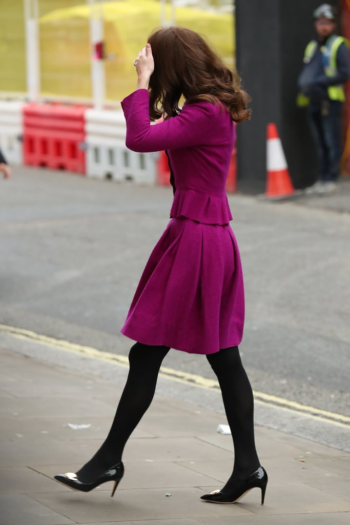 Kate Middleton Purple Oscar de la Renta Suit January 2019