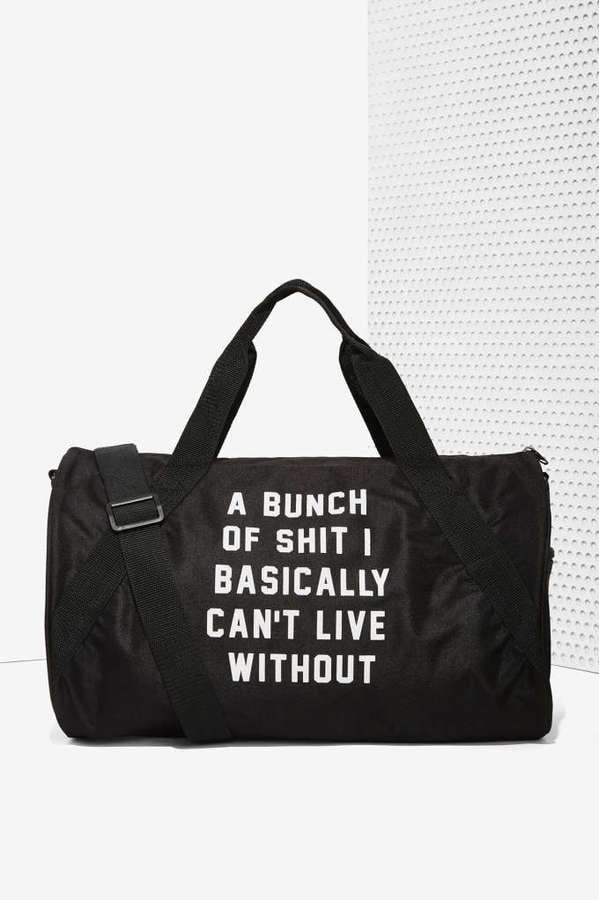 Nasty Gal Factory Danielle Guizio Important Sh*t Duffel Bag ($50)