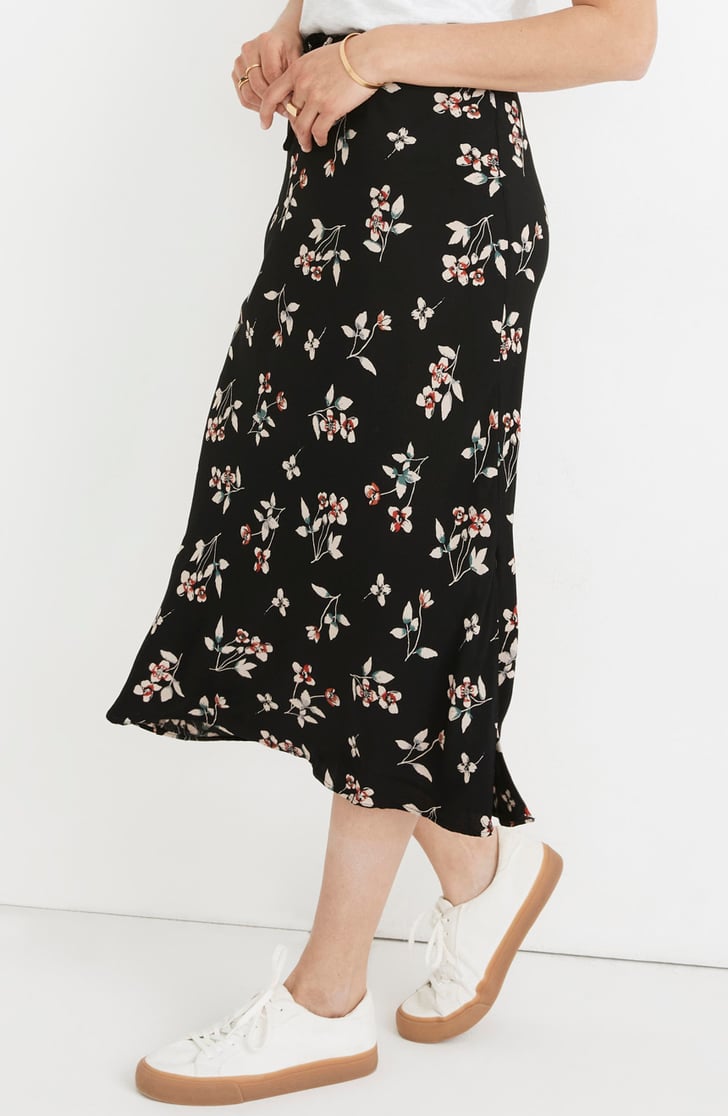 Madewell Botanical Print Midi Skirt | Best Deals From Nordstrom ...