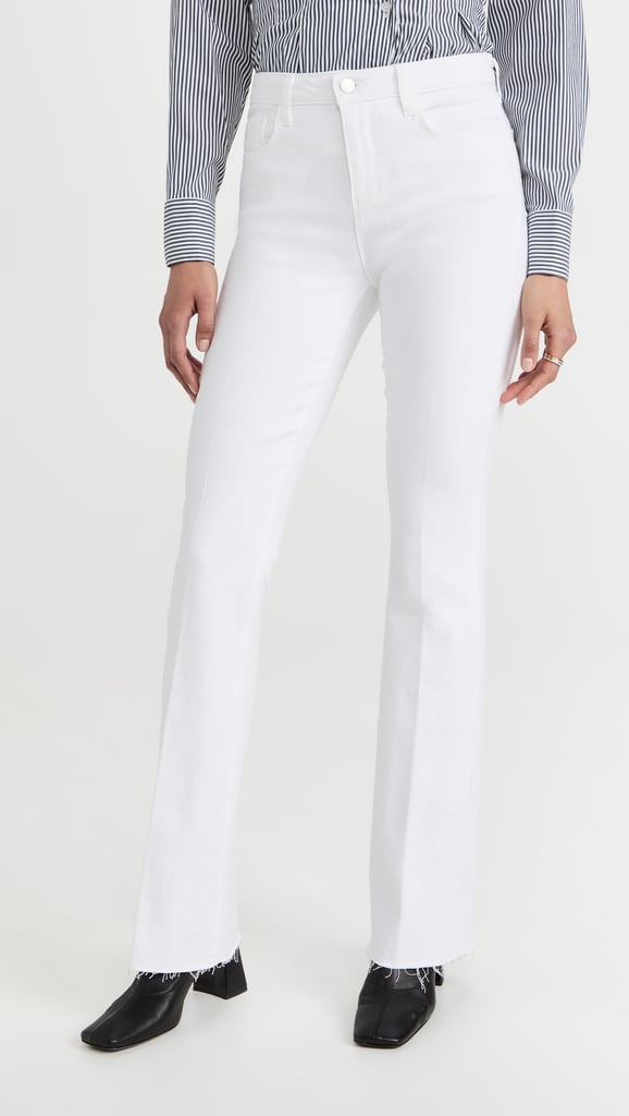 L'Agence Ruth Straight Raw Hem Jeans