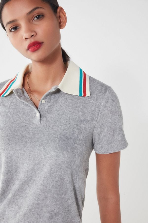Project Social T Terry Polo Shirt