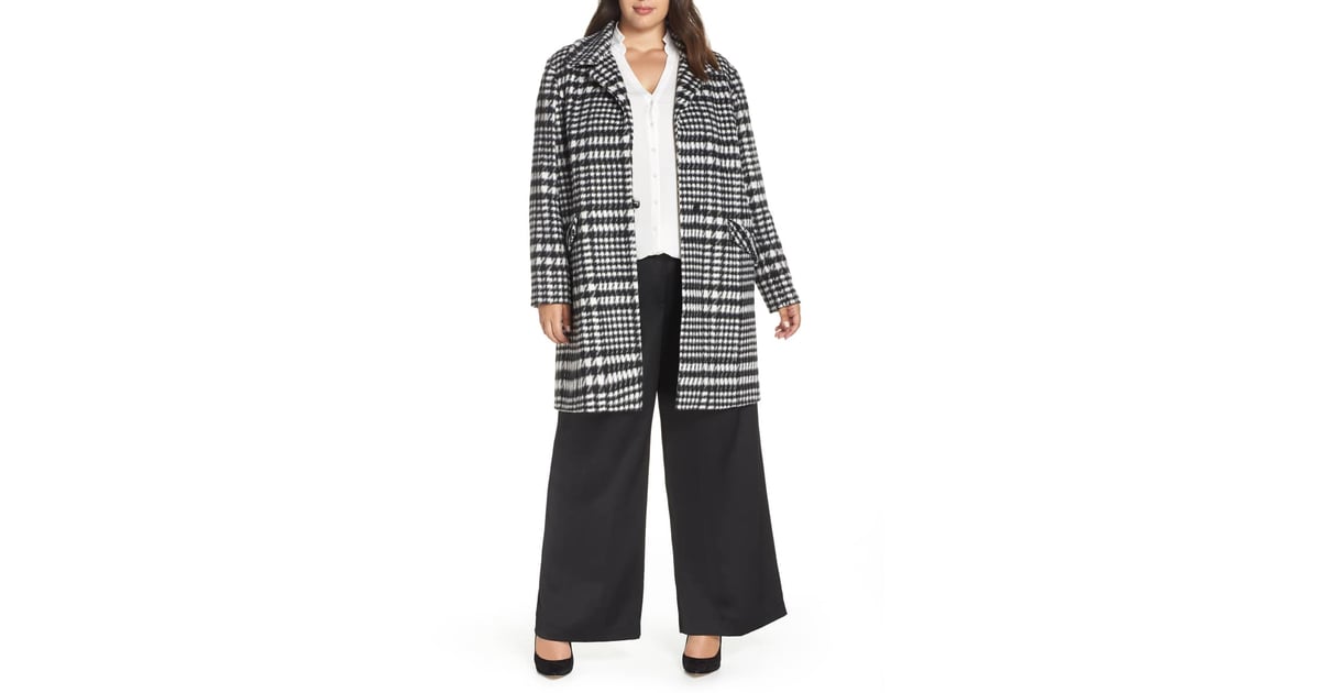 Sejour Brushed Houndstooth Coat 